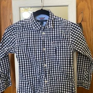 Boy’s Tommy Hilfiger Gingham Dress Shirt